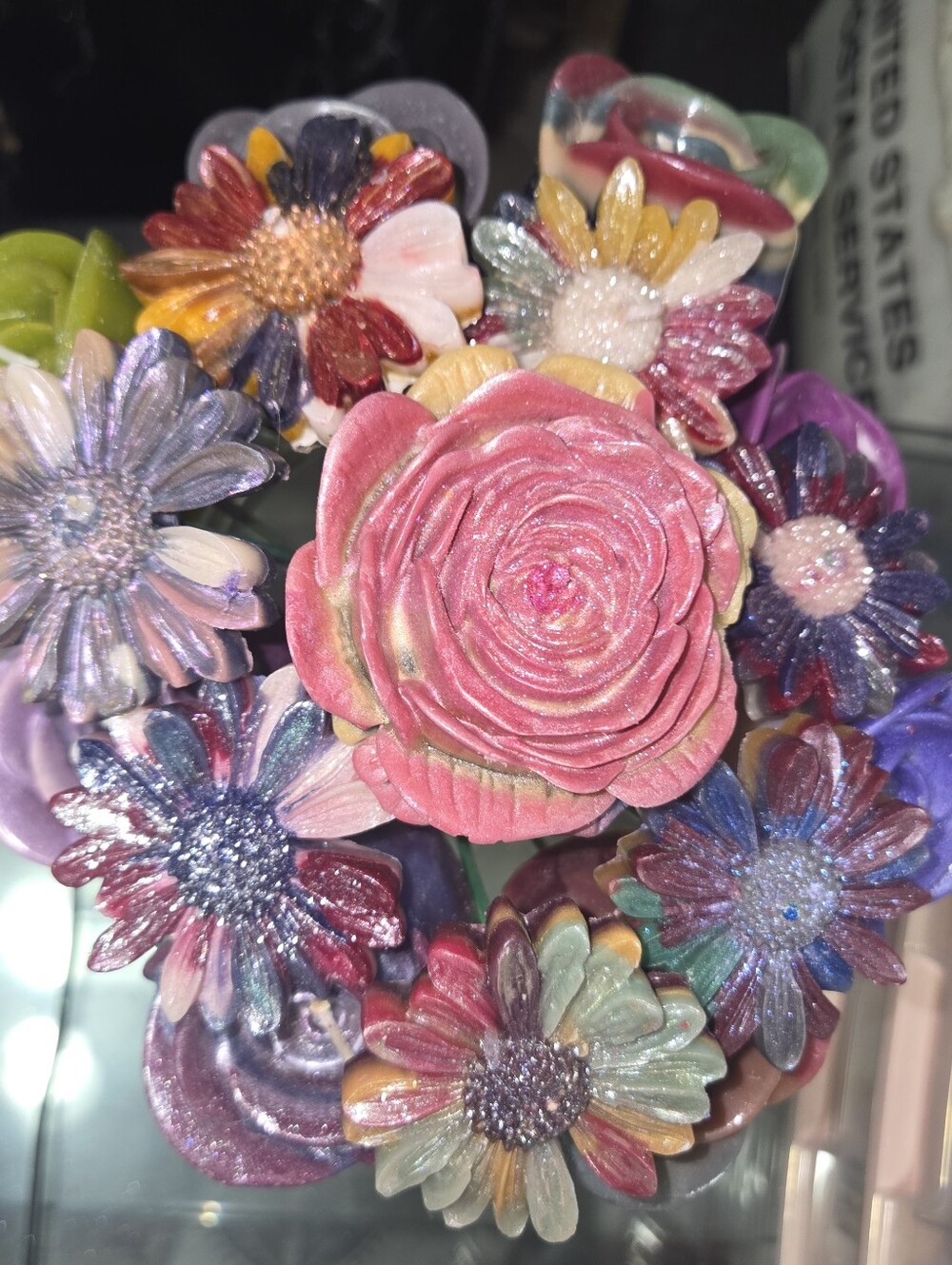 Candle Flower Bouquets Your Choice 6 Pcs